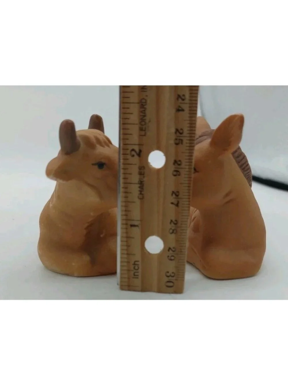 Nativity Ceramic Cows Set Of 2 Replacement Pieces